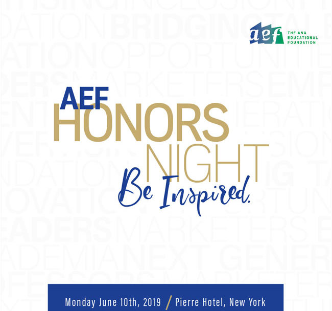 Honors Night 2019 invitation cover