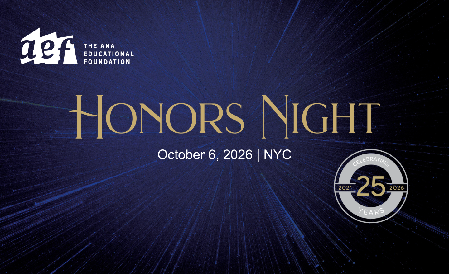 AEF's 25th Annual Honors Night